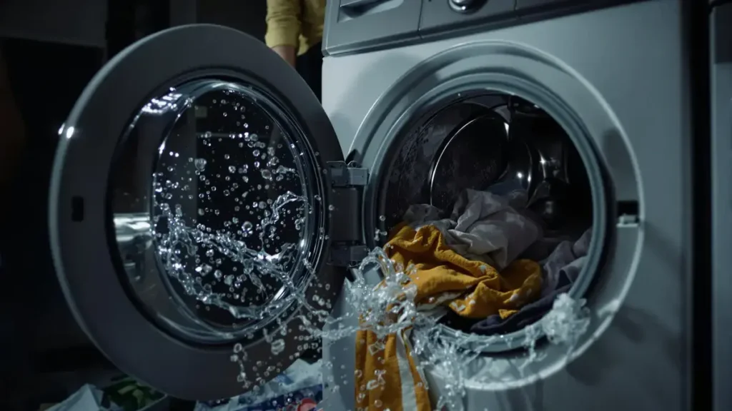 Die Tür Ihrer Waschmaschine öffnen: eine scheinbar harmlose Geste mit überraschenden Folgen.